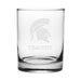 Michigan State Tumbler Glasses - Set of 2 Made in USA