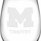 Michigan Stemless Wine Glasses Made in the USA - Set of 2 Shot #3