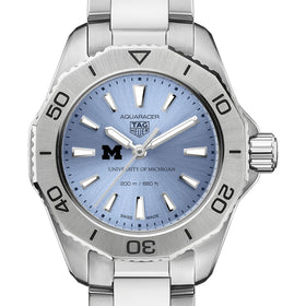 Michigan Women&#39;s TAG Heuer Steel Aquaracer with Blue Sunray Dial Shot #1