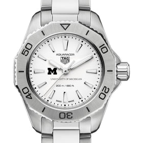 Michigan Women&#39;s TAG Heuer Steel Aquaracer with Silver Dial Shot #1