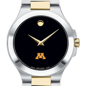 Minnesota Men&#39;s Movado Collection Two-Tone Watch with Black Dial Shot #1