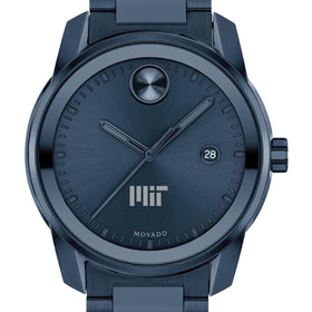 MIT Men&#39;s Movado BOLD Blue Ion with Date Window Shot #1