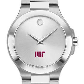 MIT Men&#39;s Movado Collection Stainless Steel Watch with Silver Dial Shot #1