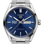 MIT Men's TAG Heuer Carrera with Blue Dial & Day-Date Window Shot #1