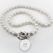 MIT Pearl Necklace with Sterling Silver Charm