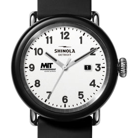 MIT Sloan School of Management Shinola Watch, The Detrola 43mm White Dial at M.LaHart &amp; Co. Shot #1