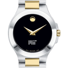 MIT Women&#39;s Movado Collection Two-Tone Watch with Black Dial Shot #1