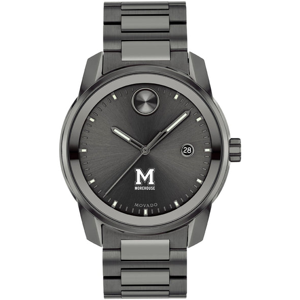Morehouse College Men&#39;s Movado BOLD Gunmetal Grey with Date Window Shot #2