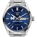 MS State Men's TAG Heuer Carrera with Blue Dial & Day-Date Window