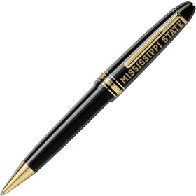 MS State Montblanc Meisterstück LeGrand Ballpoint Pen in Gold Shot #1