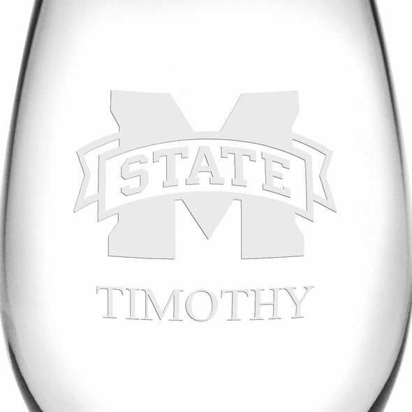 MS State Stemless Wine Glasses Made in the USA - Set of 2 Shot #3