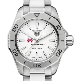 MS State Women&#39;s TAG Heuer Steel Aquaracer with Silver Dial Shot #1