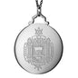 Naval Academy Monica Rich Kosann Round Charm in Silver with Stone Shot #2
