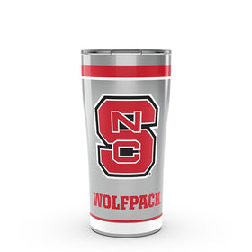 NC State 20 oz. Stainless Steel Tervis Tumblers with Hammer Lids - Set of 2 Shot #1