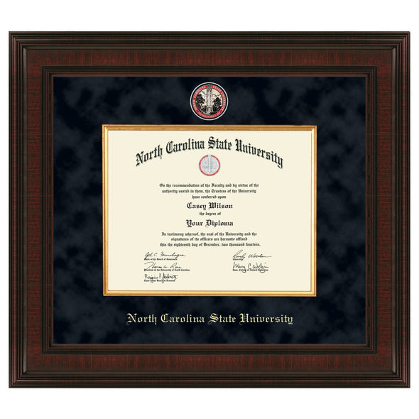 NC State Excelsior Diploma Frame Shot #1