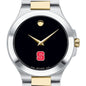 NC State Men's Movado Collection Two-Tone Watch with Black Dial Shot #1