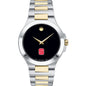NC State Men's Movado Collection Two-Tone Watch with Black Dial Shot #2
