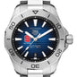 NC State Men's TAG Heuer Steel Automatic Aquaracer with Blue Sunray Dial Shot #1