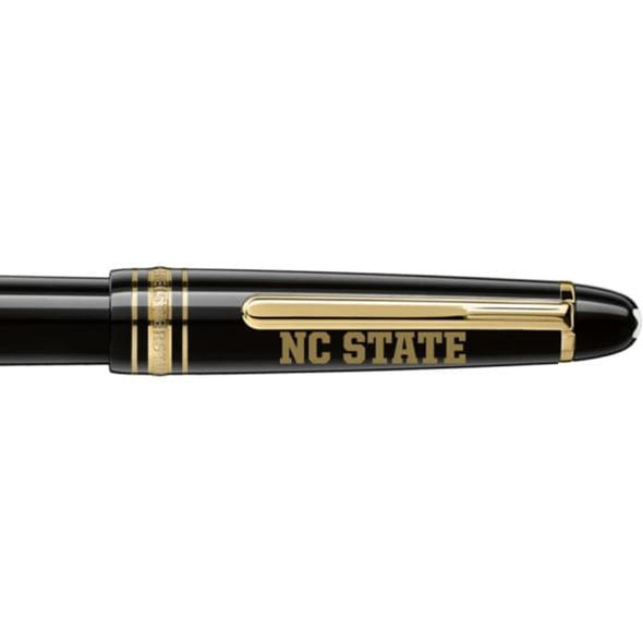 NC State Montblanc Meisterstück Classique Fountain Pen in Gold Shot #2