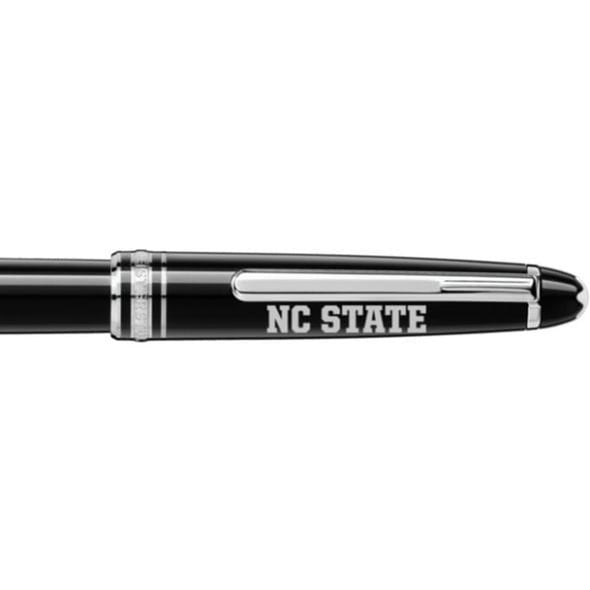 NC State Montblanc Meisterstück Classique Rollerball Pen in Platinum Shot #2