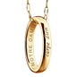 ND Monica Rich Kosann Carpe Diem Poesy Ring Necklace Gold Shot #2
