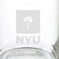 New York University 13 oz Glass Coffee Mug Shot #3