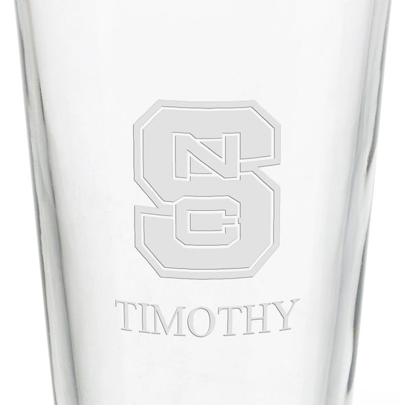 North Carolina State 16 oz Pint Glass- Set of 2 Shot #3