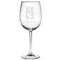Northwestern University Red Wine Glasses - Set of 2 - Made in the USA Shot #2