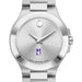 Northwestern Women's Movado Collection Stainless Steel Watch with Silver Dial