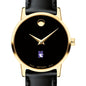 Northwestern Women's Movado Gold Museum Classic Leather Shot #1