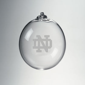 Notre Dame Glass Ornament by Simon Pearce Shot #1