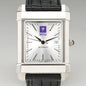 NYU Men's Collegiate Watch with Leather Strap Shot #1