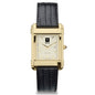 NYU Men's Gold Quad with Leather Strap Shot #2