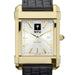 NYU Men's Gold Watch with 2-Tone Dial & Leather Strap at M.LaHart & Co.
