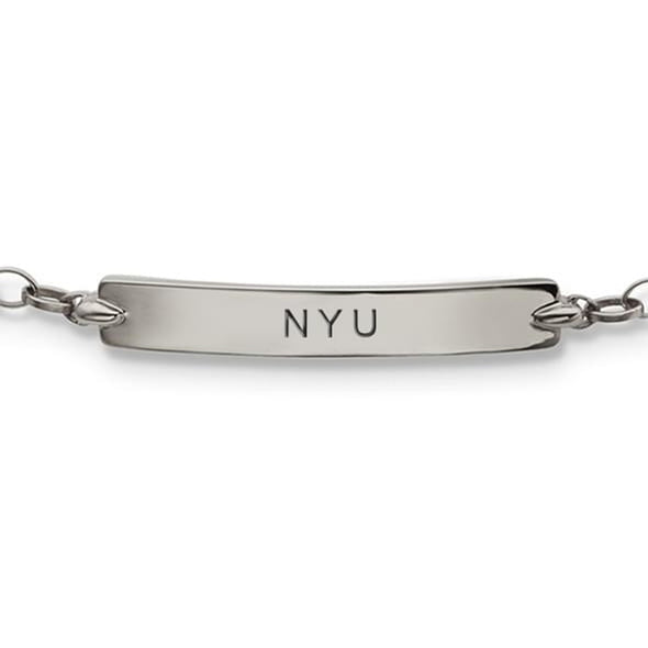 NYU Monica Rich Kosann Petite Poesy Bracelet in Silver Shot #2