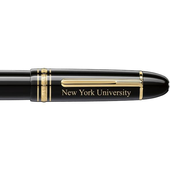 NYU Montblanc Meisterstück 149 Fountain Pen in Gold Shot #2
