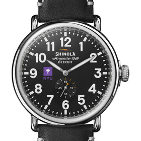 NYU Shinola Watch, The Runwell 47mm Black Dial Shot #1