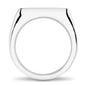 NYU Sterling Silver Square Cushion Ring Shot #4