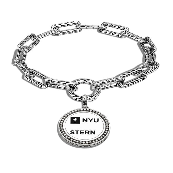 NYU Stern Amulet Bracelet by John Hardy with Long Links and Two Connectors Shot #2