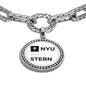 NYU Stern Amulet Bracelet by John Hardy with Long Links and Two Connectors Shot #3