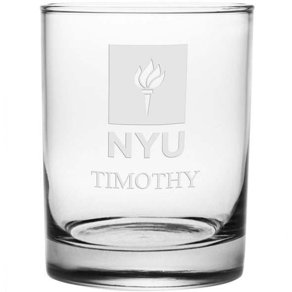 NYU Tumbler Glasses - Set of 2 Made in USA Shot #2