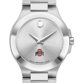 Ohio State Women&#39;s Movado Collection Stainless Steel Watch with Silver Dial Shot #1
