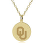 Oklahoma 18K Gold Pendant & Chain Shot #1