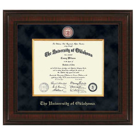 Oklahoma Excelsior Ph.D. Diploma Frame Shot #1