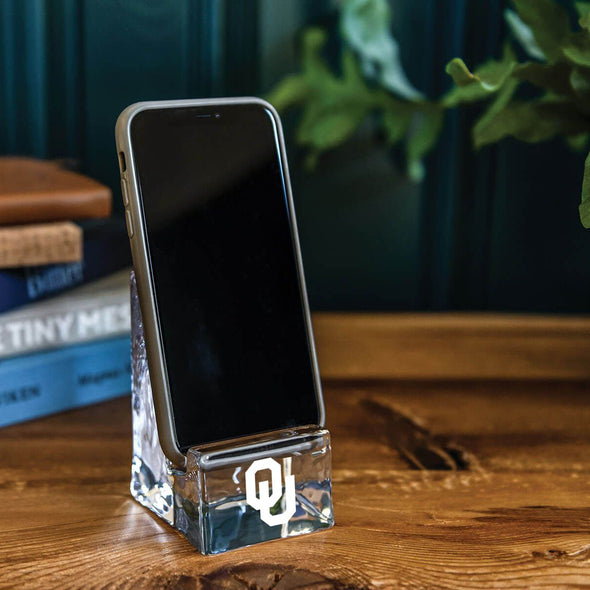 Oklahoma Glass Phone Holder by Simon Pearce Shot #3