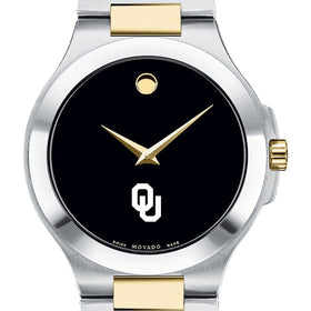 Oklahoma Men&#39;s Movado Collection Two-Tone Watch with Black Dial Shot #1