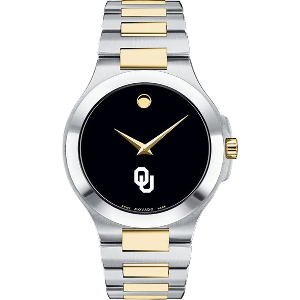 Oklahoma Men&#39;s Movado Collection Two-Tone Watch with Black Dial Shot #2