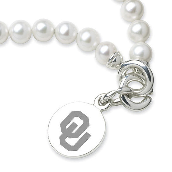 Oklahoma Pearl Bracelet with Sterling Silver Charm Shot #2