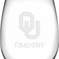 Oklahoma Stemless Wine Glasses Made in the USA - Set of 2 Shot #3