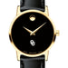 Oklahoma Women's Movado Gold Museum Classic Leather